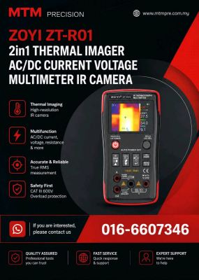 ZOYI ZT-R01 2-in-1 Thermal Imager Multimeter Malaysia