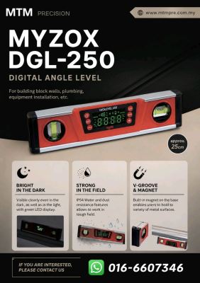 MYZOX DGL-250 Digital Angle Level Malaysia