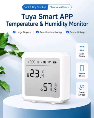 Tuya WiFi Smart Temperature & Humidity Monitor with App Alert Malaysia