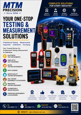 Professional Testing & Measurement Instruments Supplier Malaysia | Surveying Equipment | Calibration Services | MTM Precision Malaysia