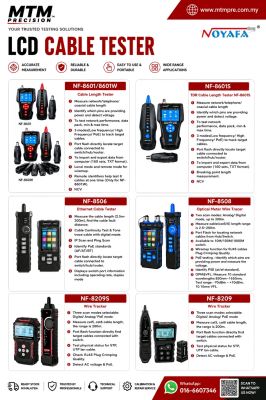 Professional NOYAFA Cable Testers & Network Diagnostic Tools Malaysia