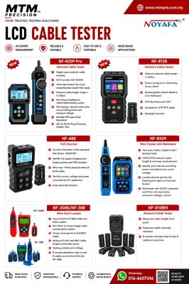 Professional NOYAFA Network Cable Testers & Wire Trackers Malaysia