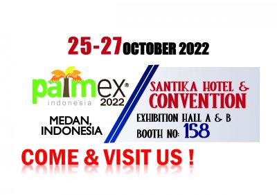 2022 October, 25-27: Palmex Indonesia 2022 Palm Oil Technology & Innovation Expo