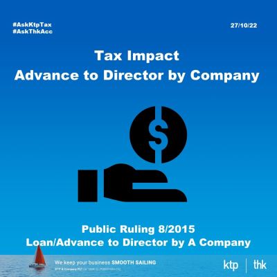 tax treatment on advance to director