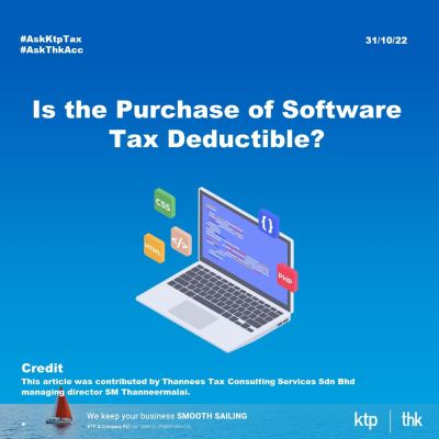 Tax Deduction on Software