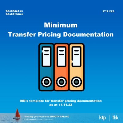 Minimum Transfer Pricing Documentation LHDN