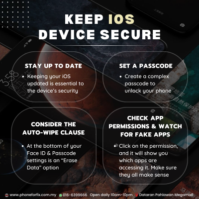 TIPS TO KEEP TOUR IOS DEVICE SECURE