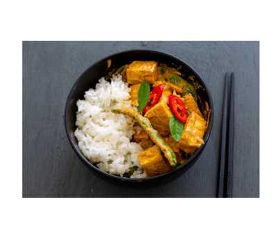 Savory Dry Curry Fry with Vegetables and Firm Tofu: A Delectable Meatless Delight