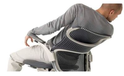 Office Seating Uses Flexible Plastic