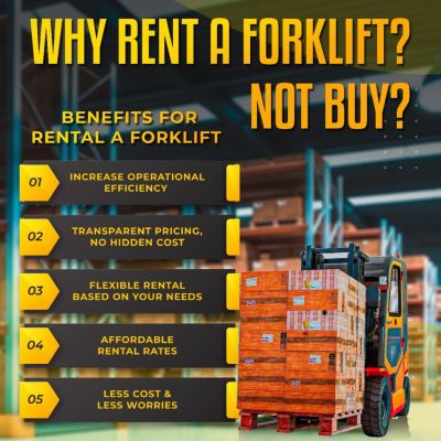 Benefits for rental a forklift & reach truck