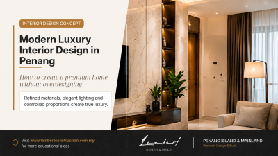 Modern Luxury Interior Design in Penang: How to Create a Premium Home Without Overdesigning