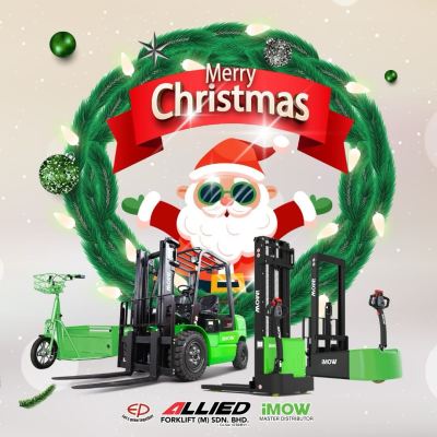 Merry Christmas Seasons Greetings from Allied Forklift