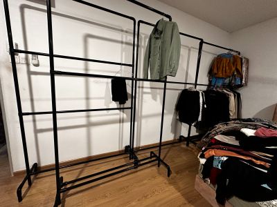 Heavy Duty Steel Rod Cloth Hanger Tray - Household & Retail Usage