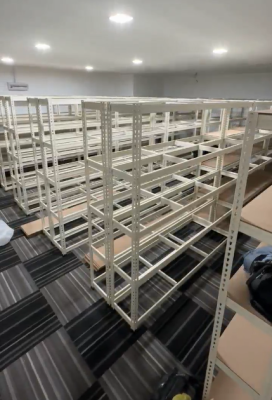Boltless Rack Project - Medium Duty with White Color