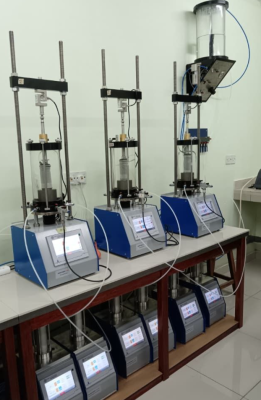 Successful Installation and Training of One-Dimensional Consolidation and Triaxial Testing Equipment 