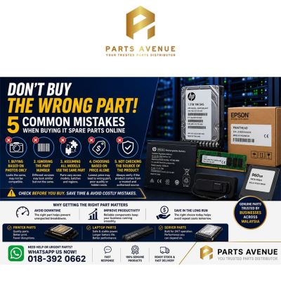 5 Common Mistakes People Make When Buying IT Spare Parts Online