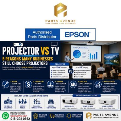 Projector vs TV: 5 Reasons Many Businesses Still Choose Projectors