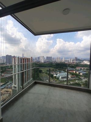 Invisible cable grille done at Anggun Lumayan