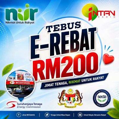 Rebat RM200 Nur Petra 2026 Kini Dibuka: Rebut Peluang Penjimatan Elektrik di Intan Radio!