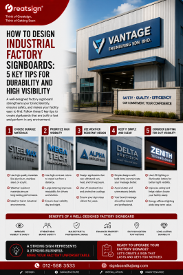How to Design Industrial Factory Signboards: 5 Key Tips for Durability and High Visibility