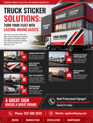 Truck Sticker Solutions: Turn Your Fleet into Lasting Brand Assets
