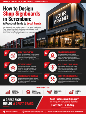 How to Design Shop Signboards in Seremban: A Practical Guide to Local Trends