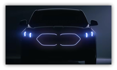 Next-Generation BMW X2: A Sneak Peek at its Illuminated Grille   Will it Unveil as the Electric iX2?