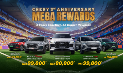 Chery Malaysia Celebrates 3rd Anniversary with Attractive Promotional Prices Across Popular Models