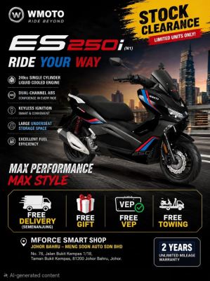 STOCK CLEARANCE PROMOTION-WMOTO ES250i (N1)