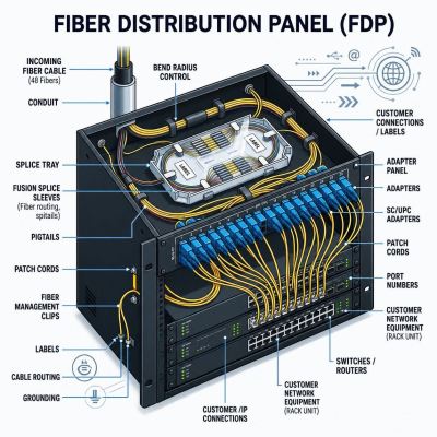 Fiber Distribution Panel (FDP) Explained 