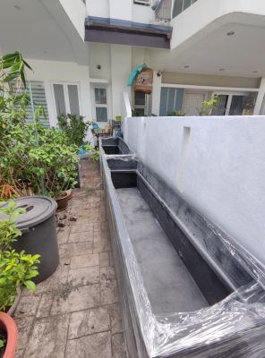 Custom Made Extra Large Fiberglass Planter Box Manufacturer In Malaysia 