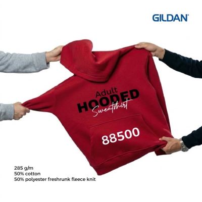 Stay comfy all day with our Adult Hooded Sweatshirt (88500) Soft fleece feel