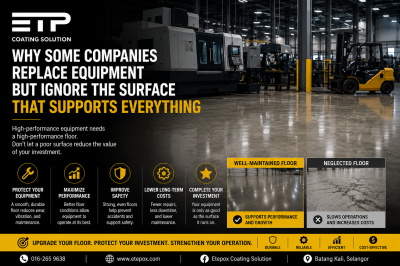 Why Some Companies Replace Equipment But Ignore the Surface That Supports Everything