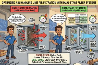 Optimizing Air Handling Unit Air Filtration with Dual-Stage Filter Systems