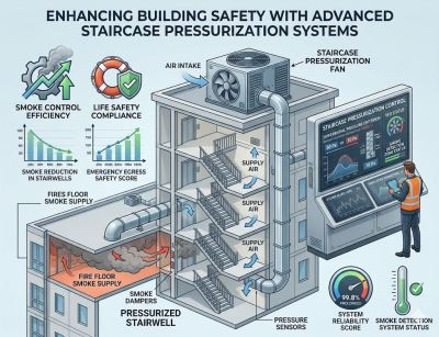 Enhancing Building Safety with Advanced Staircase Pressurization Systems