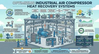 Optimizing Industrial Air Compressor Heat Recovery Systems