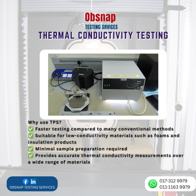� Thermal Conductivity Testing of Foam Material   ISO 22007-2 (TPS Method)