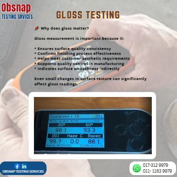 Gloss Testing