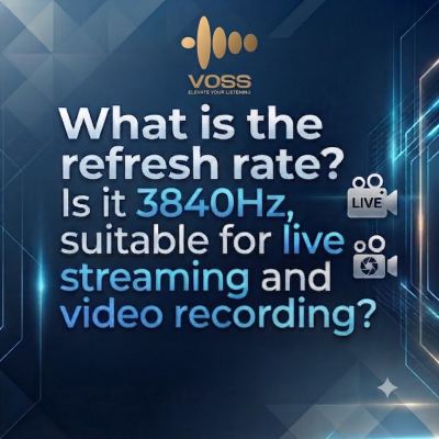 What is the refresh rate? Is it 3840Hz, suitable for live streaming and video recording?