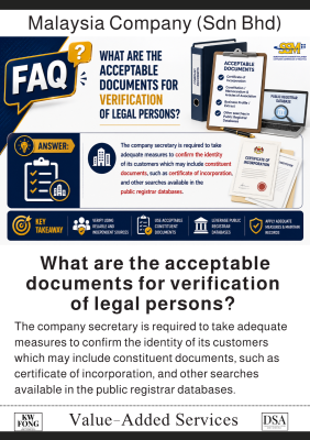 What are the acceptable documents for verification of legal persons?  ��Щ�ļ�����Ϊ����ʵ�壨Legal Persons��������֤�Ŀɽ����ļ���