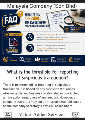 What is the threshold for reporting of suspicious transaction? � � ���ɽ��ױ��棨Suspicious Transaction Report, STR�����걨�ż���Threshold����ʲô��