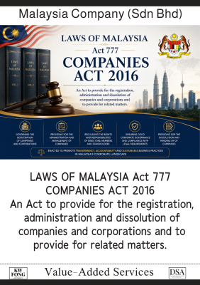 LAWS OF MALAYSIA Act 777  COMPANIES ACT 2016 �������Ƿ��� ��� 777 �ŷ��� ��2016 �깫˾����
