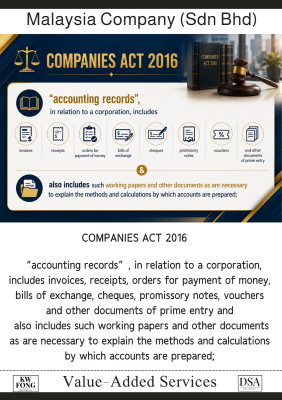 COMPANIES ACT 2016  �  ��accounting records�� ��2016 �깫˾������Companies Act 2016�� ����Ƽ�¼��Accounting Records�����Ķ��� 