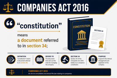 COMPANIES ACT 2016 - constitution ��2016 �깫˾����- ��˾�³�