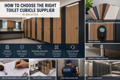 How to Choose the Right Toilet Cubicle Supplier in Malaysia