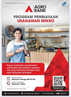 Program Pembiayaan Usahawan Mikro Agro Bank sehingga RM100,000