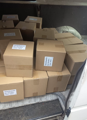 Thermal Reciept Roll from our warehouse to Kepong Area