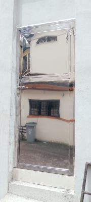 Taman Molek Stainless Steel Back Door 
