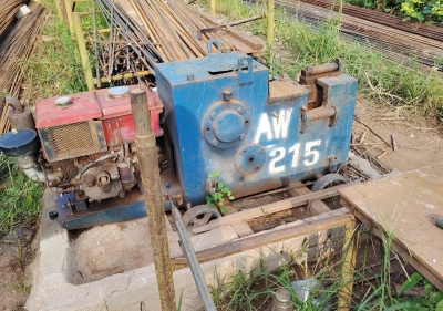 Bar Cutter AW215 is on site, helping our customer cut reinforcement steel bars with speed and precision for ongoing construction works. (32MM Bar Cutter For Rent)