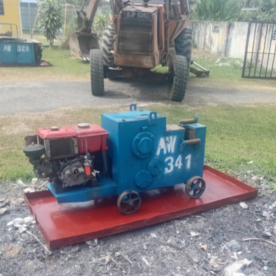 32MM Bar Cutter AW341 is on site, helping our customer cut reinforcement steel bars accurately and efficiently for ongoing construction works. (32MM Bar Cutter For Rent In Klang Valley)